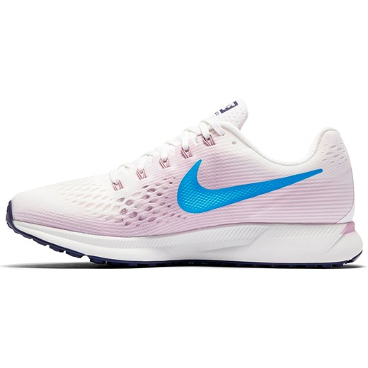 Buty sportowe damskie Nike do biegania zoom na platformie bez wzorów z gumy 