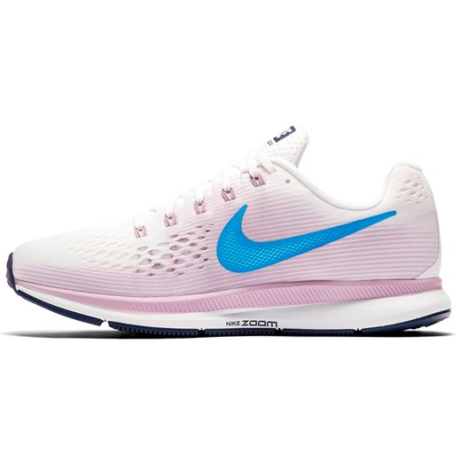 Buty sportowe damskie Nike do biegania zoom wiązane na platformie z gumy 