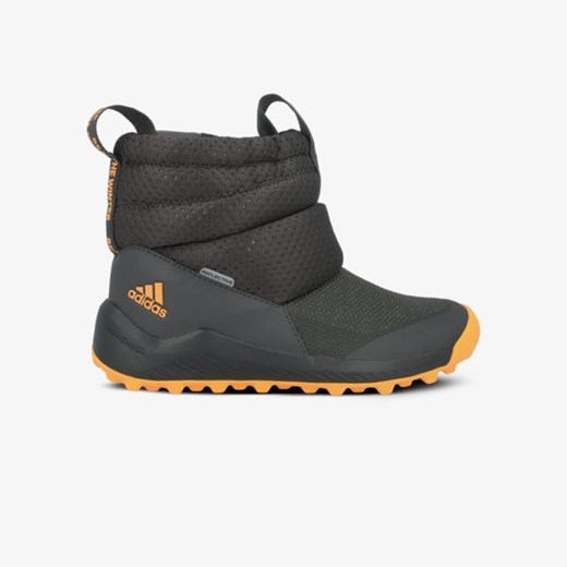 Buty zimowe dziecięce Adidas śniegowce na rzepy bez wzorów 