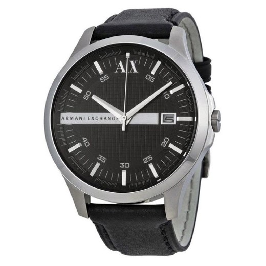 Zegarek Armani Exchange czarny analogowy 