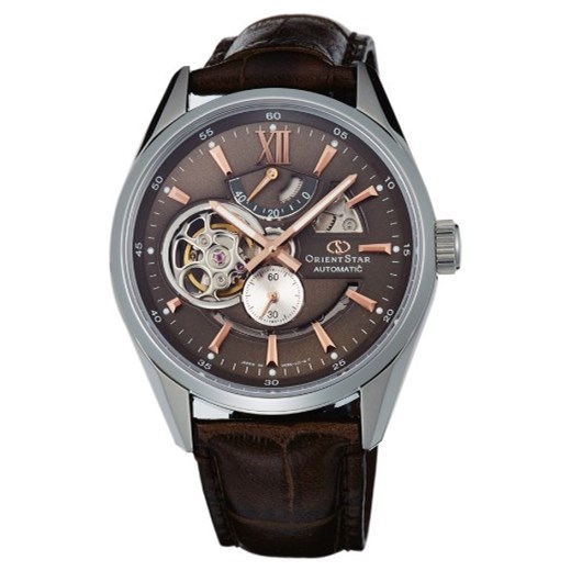 Orient zegarek brązowy 