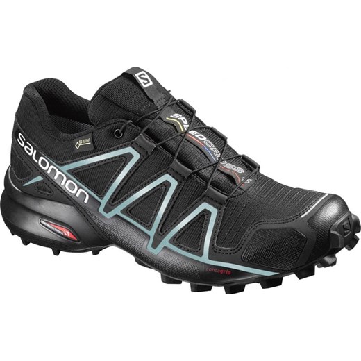 Salomon buty biegowe Speedcross 4 Gtx W Black/Black/Metallic Bubble Blue 38.7 Darmowa dostawa na zakupy powyżej 289 zł! Tylko do 09.01.2020!