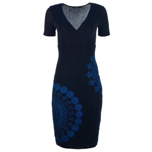 Desigual sukienka damska Elif XS ciemny niebieski Darmowa dostawa na zakupy powyżej 289 zł! Tylko do 09.01.2020!