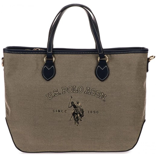 Shopper bag U.S Polo Assn. brązowa 