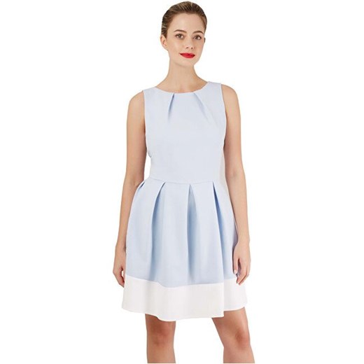 Closet London Sukienka Hackney Dress dla kobiet LightBlue / White (Wielkość S)