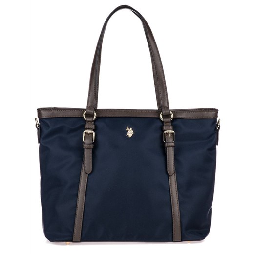 Shopper bag niebieska U.S Polo Assn. bez dodatków 