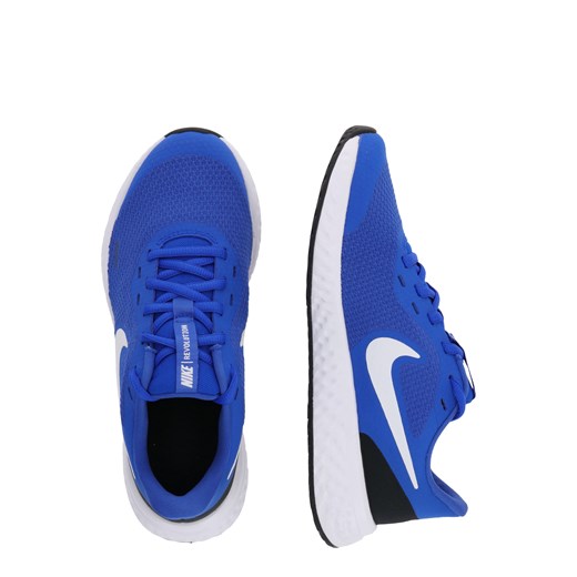 Buty sportowe damskie Nike bez wzorów niebieskie płaskie na wiosnę 