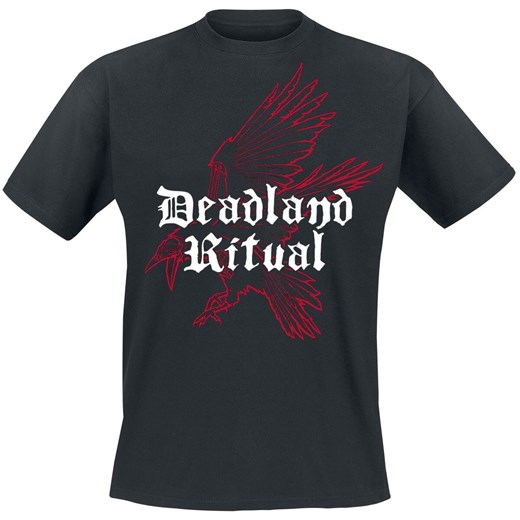 T-shirt męski Deadland Ritual z napisami z krótkim rękawem 