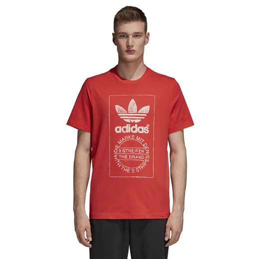 Koszulka sportowa Adidas z napisami wiosenna 