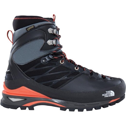 Buty trekkingowe damskie The North Face bez wzorów sportowe płaskie sznurowane 