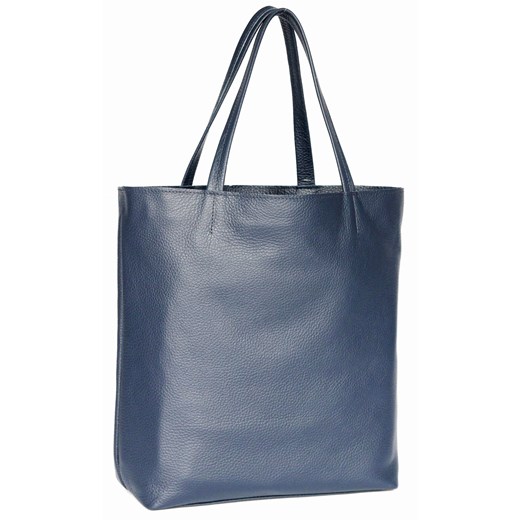 Shopper bag Bags 4 Joy czarna skórzana duża 