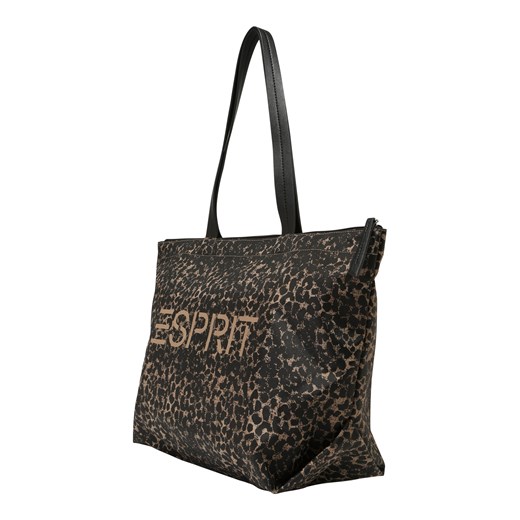 Shopper bag brązowa Esprit 