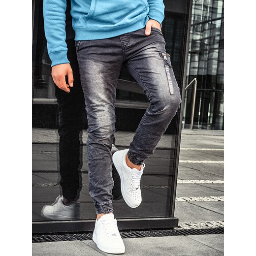 Spodnie jeansowe Joggery czarne KA689-3C Escoli  34 okazja  