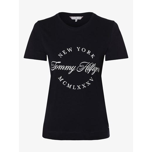 Tommy Hilfiger - T-shirt damski, niebieski  Tommy Hilfiger XL vangraaf