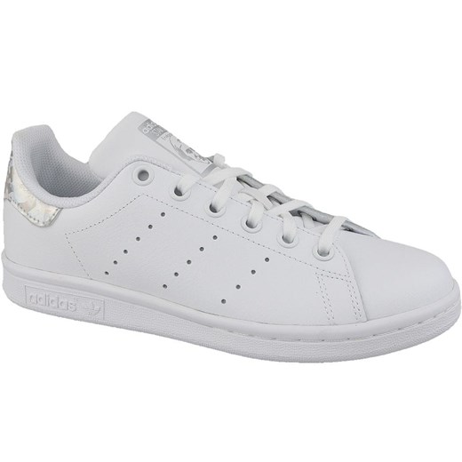 Buty sportowe dziecięce białe Adidas skórzane