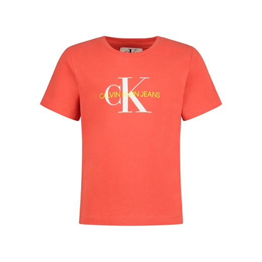 Bluzka dziewczęca Calvin Klein z krótkim rękawem