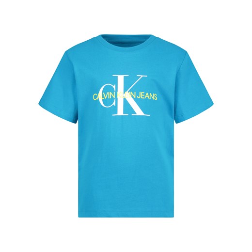 T-shirt chłopięce Calvin Klein z napisami z krótkimi rękawami 