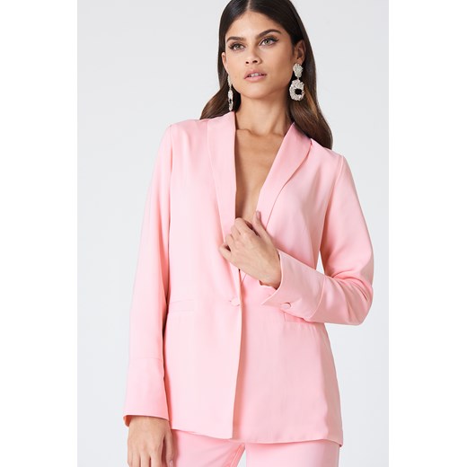 Kristin Sundberg for NA-KD Marynarka oversize - Pink NA-KD  36 