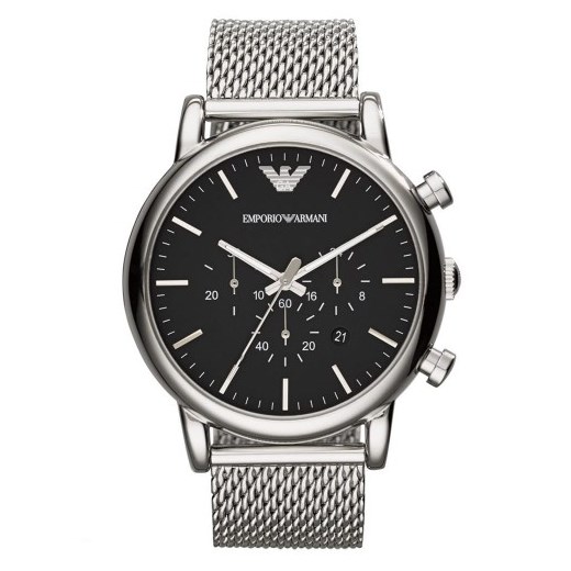 Emporio Armani zegarek srebrny 