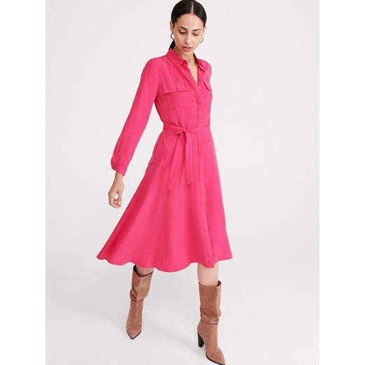 Reserved - Sukienka z Tencelu™ - Różowy Reserved  42 