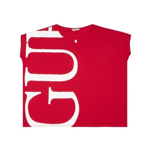 Guess T-Shirt J93I38 K82K0 Czerwony Regular Fit