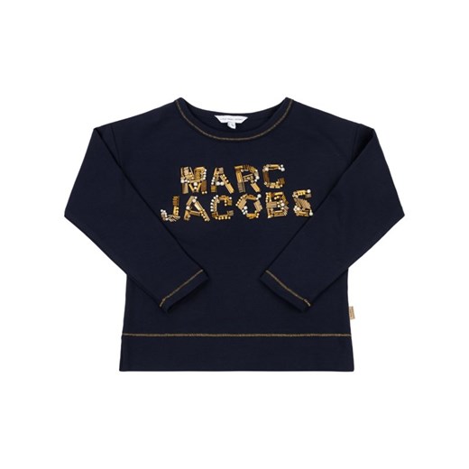 Bluzka dziewczęca Little Marc Jacobs z długimi rękawami 