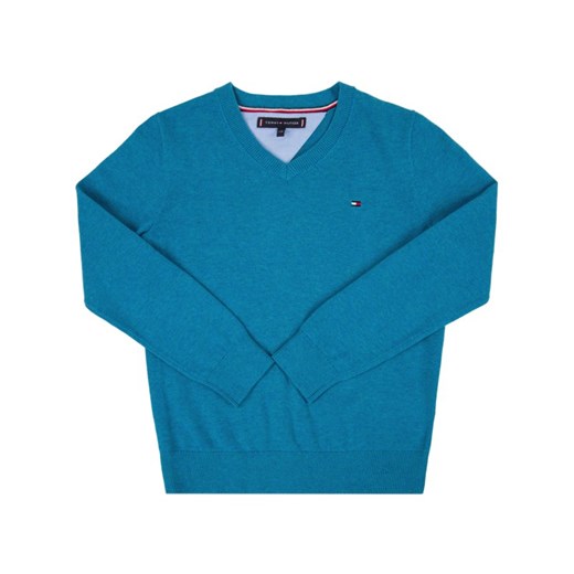 Sweter chłopięcy Tommy Hilfiger niebieski 