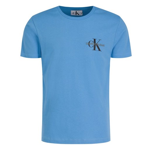 T-shirt męski niebieski Calvin Klein 
