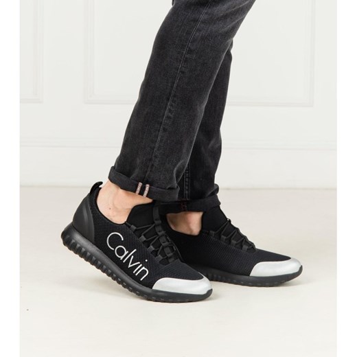 Buty sportowe męskie Calvin Klein czarne na wiosnę 