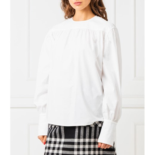 Bluzka damska Calvin Klein na wiosnę z długim rękawem 
