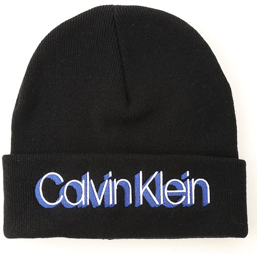 Calvin Klein Czapka dla Mężczyzn, niebieski (Blu Navy), Bawełna, 2019