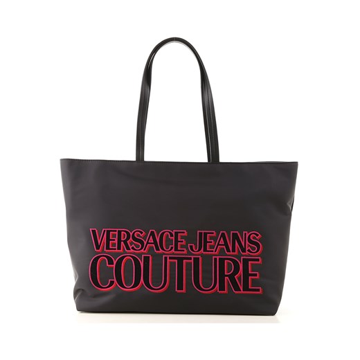 Versace Jeans Couture  Torba typu Tote Na Wyprzedaży, czarny, Nylon, 2019