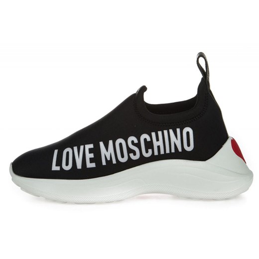 Buty sportowe damskie Love Moschino w stylu casual w młodzieżowym płaskie 