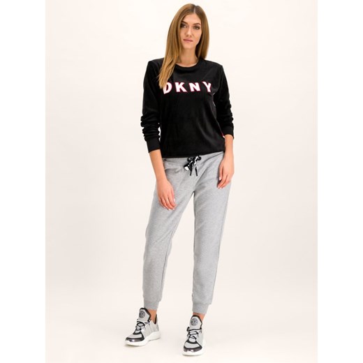 Spodnie damskie DKNY gładkie sportowe 