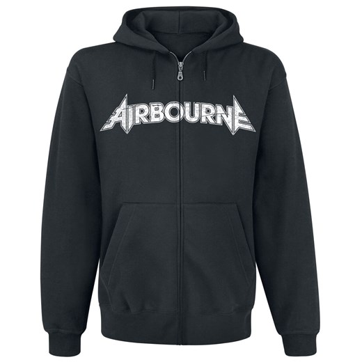 Airbourne - Boneshaker - Bluza z kapturem rozpinana - czarny  Airbourne XL EMP