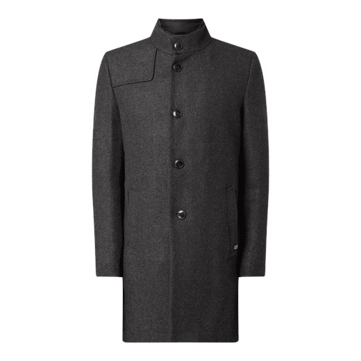 Krótki płaszcz na zamek błyskawiczny z plisą  S.oliver Black Label 52 Peek&Cloppenburg 