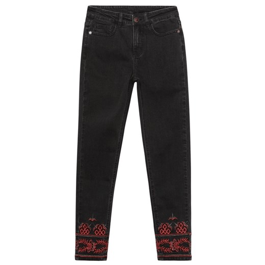 Desigual jeansy damskie Denim Calipso 25 czarne , BEZPŁATNY ODBIÓR: WROCŁAW! Desigual  25 Mall