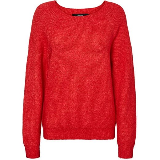 Vero Moda Damski sweter VMBLAKELY IVA BLUZKA Z KRÓTKIM RĘKAWEM BOOK High ryzyko Red Melange (rozmiar XS) , BEZPŁATNY ODBIÓR: WROCŁAW!  Vero Moda L Mall