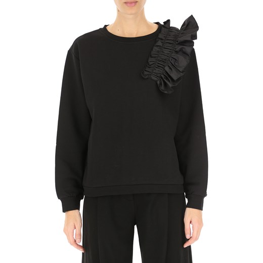 Blumarine Sweter dla Kobiet Na Wyprzedaży, czarny, Bawełna, 2019, 40 44 46