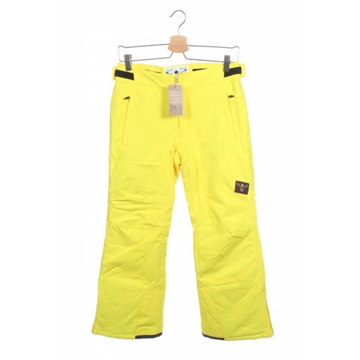 Spodnie chłopięce żółte Chiemsee bez wzorów 