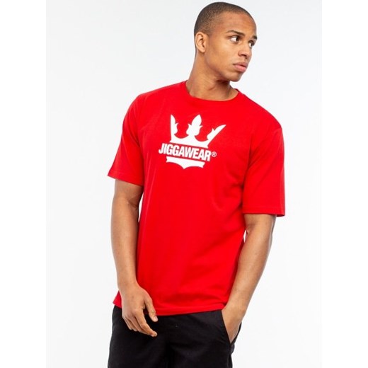T-shirt męski Jigga Wear na wiosnę z krótkimi rękawami 