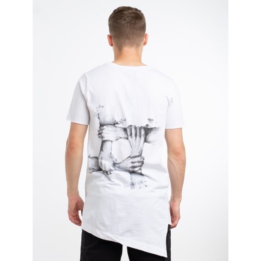 T-shirt męski Urban Selection biały z bawełny 