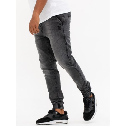 Spodnie Jeansowe Jogger BOR Classic Ciemne Szare  Bor 2XL UrbanCity.pl