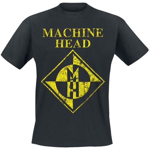 T-shirt męski Machine Head z krótkimi rękawami 