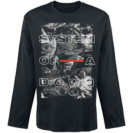 T-shirt męski System Of A Down z długimi rękawami 