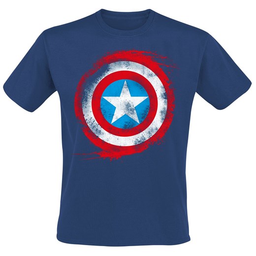 T-shirt męski Captain America z krótkim rękawem 