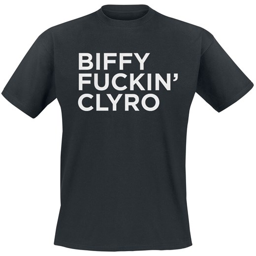 T-shirt męski Biffy Clyro z krótkim rękawem w stylu młodzieżowym 