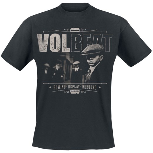 T-shirt męski Volbeat z krótkimi rękawami 