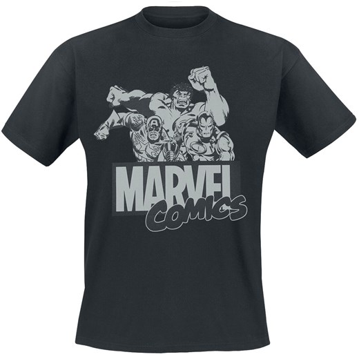 T-shirt męski Marvel z krótkim rękawem 