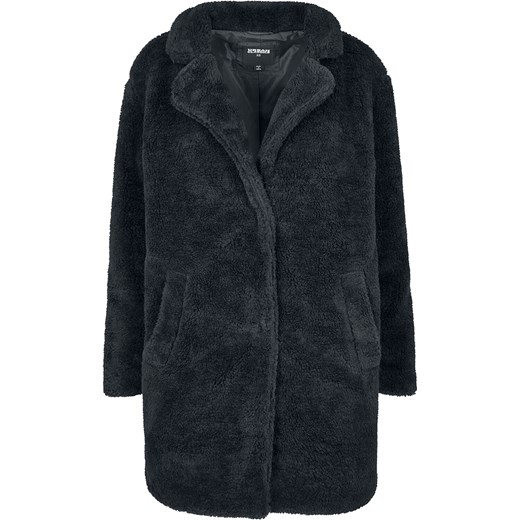 Urban Classics - Ladies Oversized Sherpa Coat - Płaszcz krótki - czarny